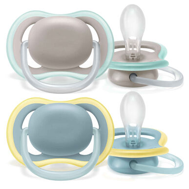 Chupete Philips Avent Ultra Air para niña de 18 meses (2 unidades)