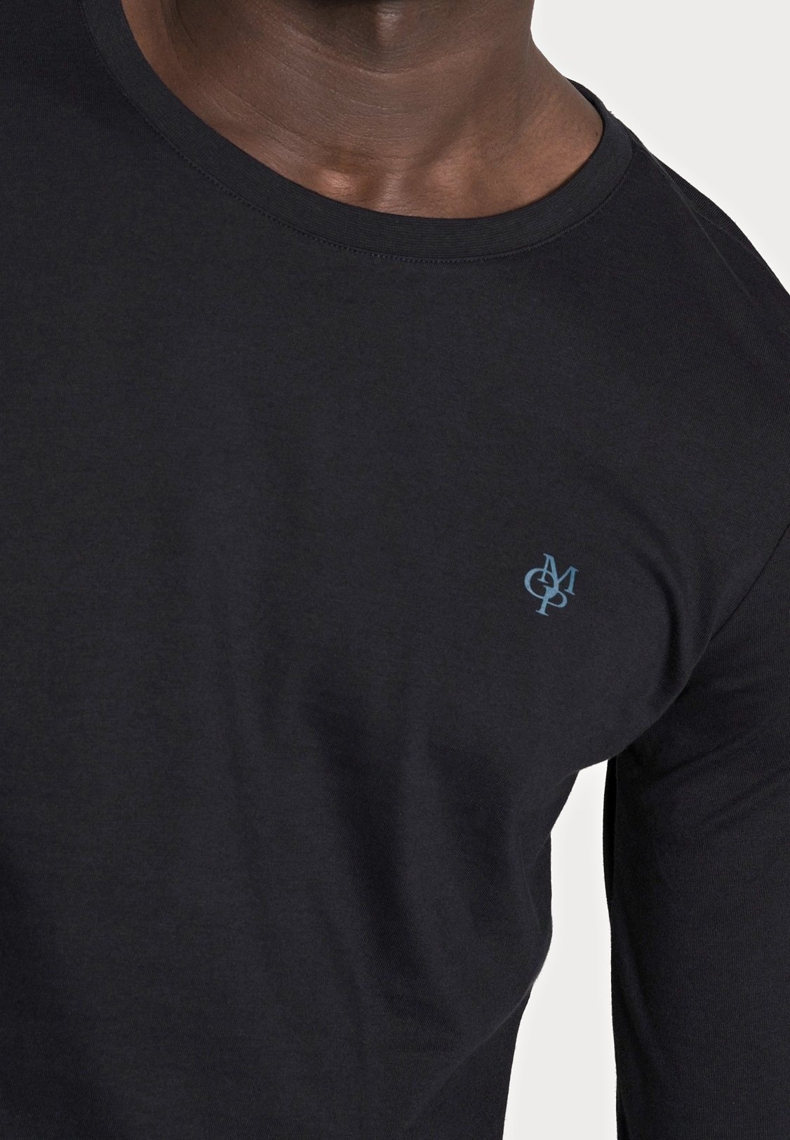 Marc O'Polo top met lange mouwen - donkerblauw