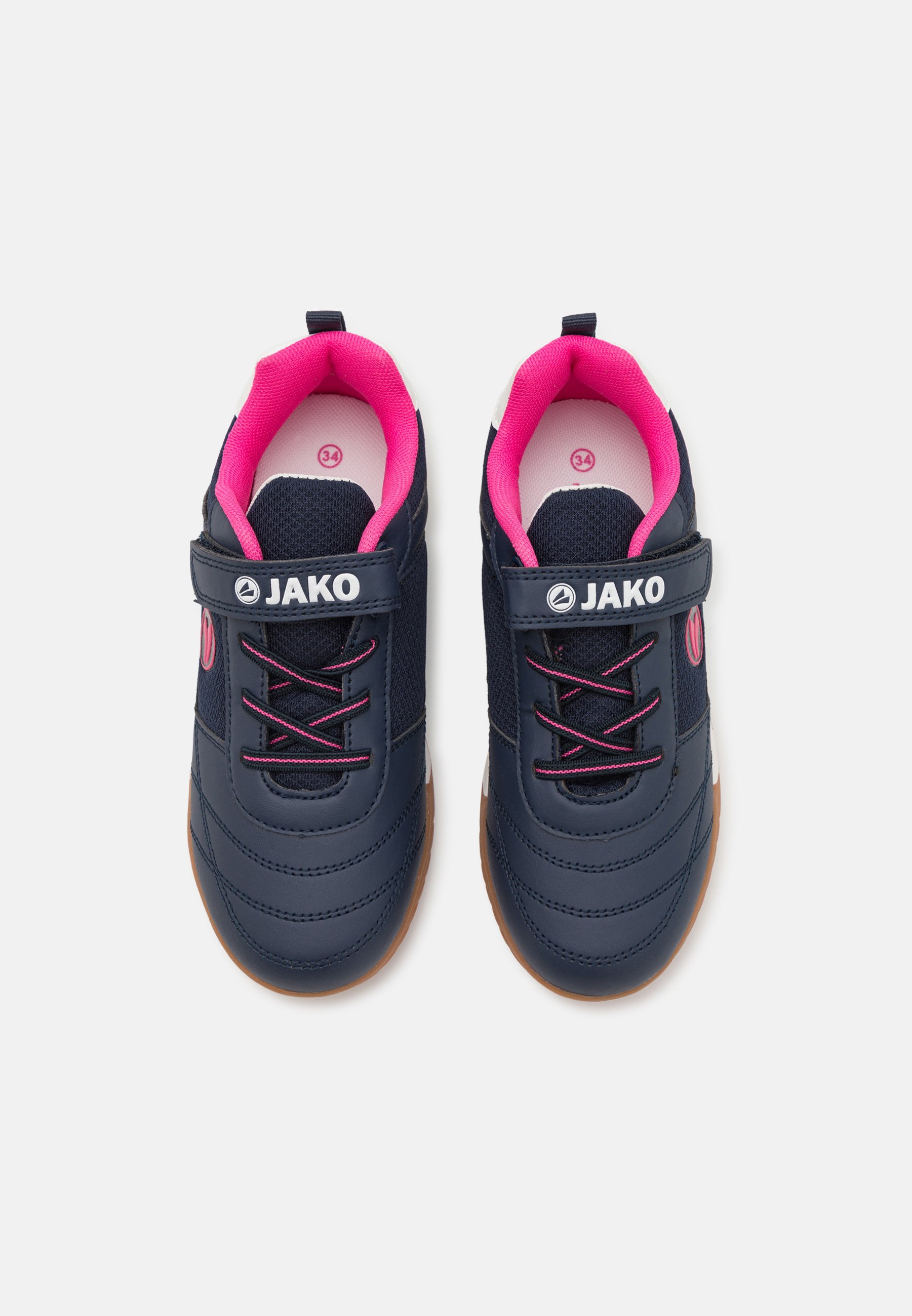 JAKO WINGER UNISEX - Scarpe da tennis multi-campo - blu scuro/rosa margherita