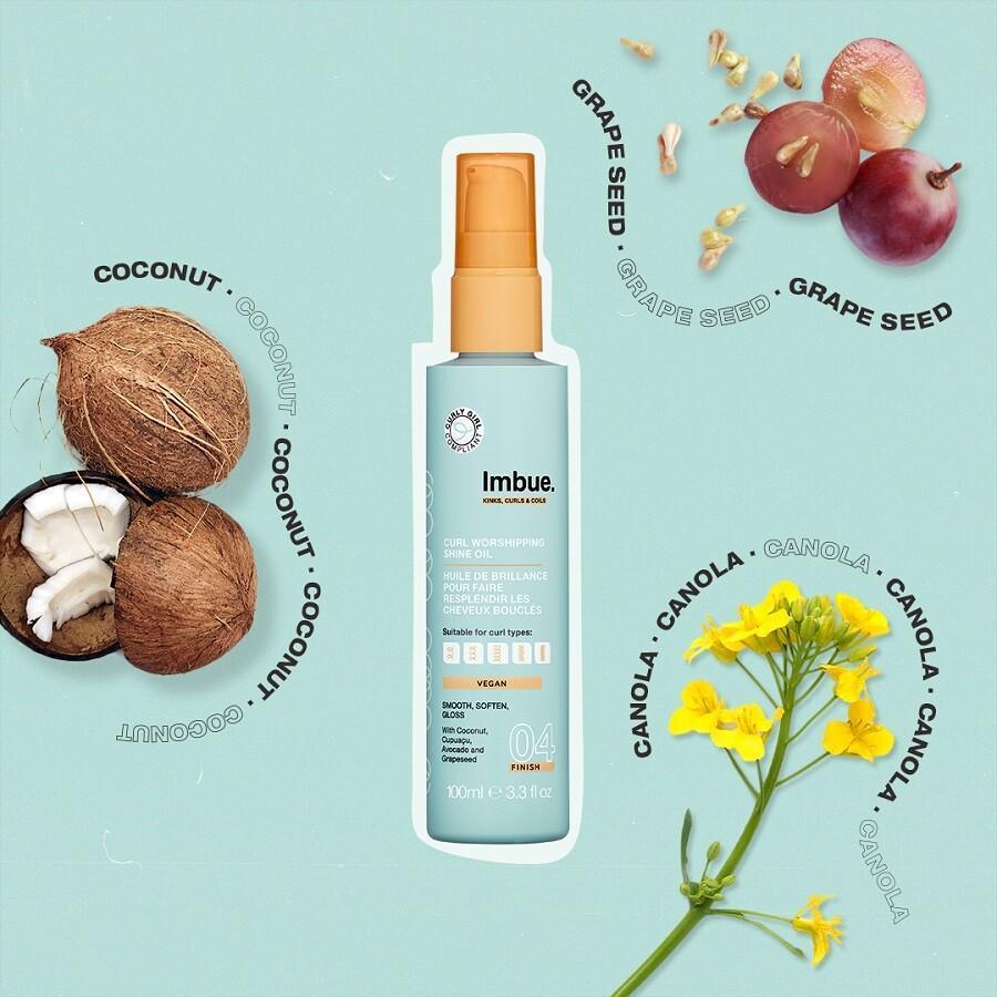 IMBUE. Ulje za kosu za sjaj koji obožavaju kovrče - 100 ml