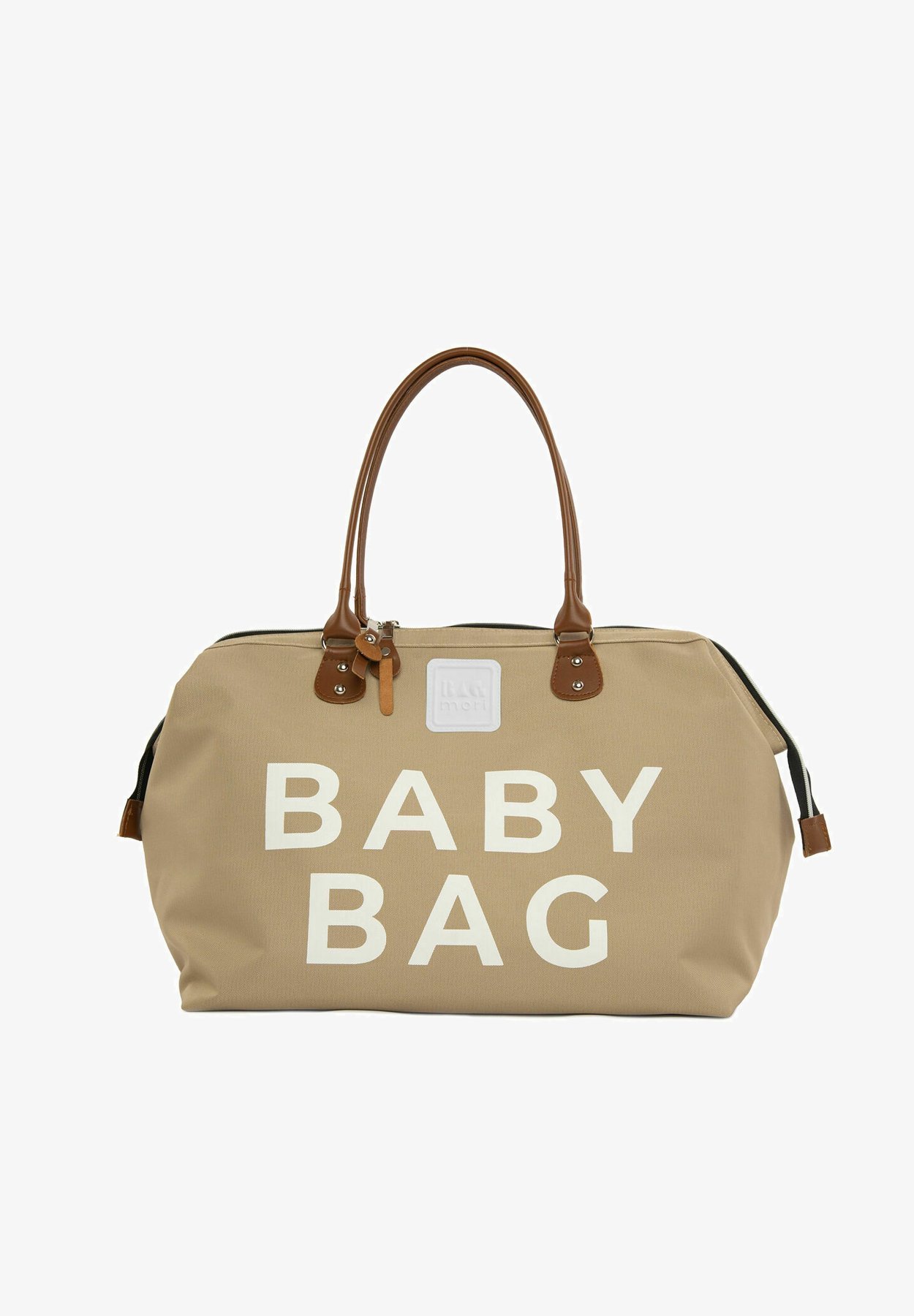 Bagmori Wickeltasche mit Aufdruck - braun