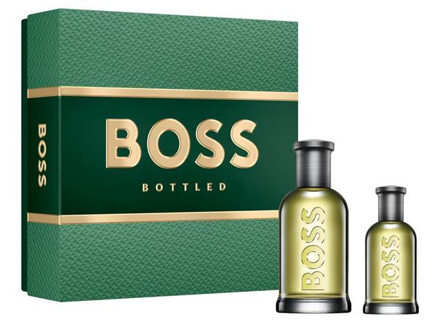 „Boss Bottled“ tualetinio vandens dovanų rinkinys vyrams Vyriškų kvepalų dovanų rinkiniai