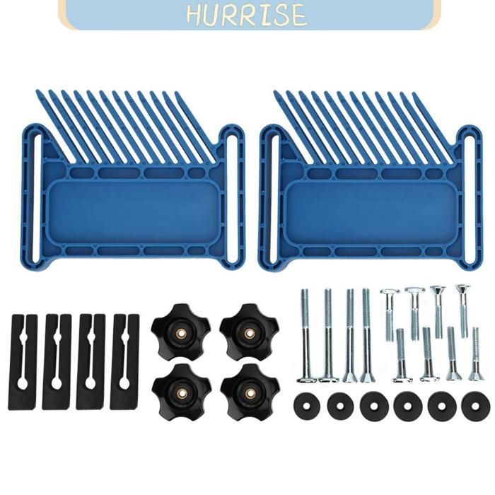 Piastra di guida in PP 166x110 mm, 2 pezzi, piastra di guida per sega da banco, supporto per sega a nastro