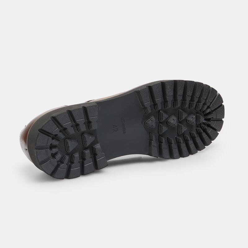 BATA Męskie skórzane buty sznurowane
