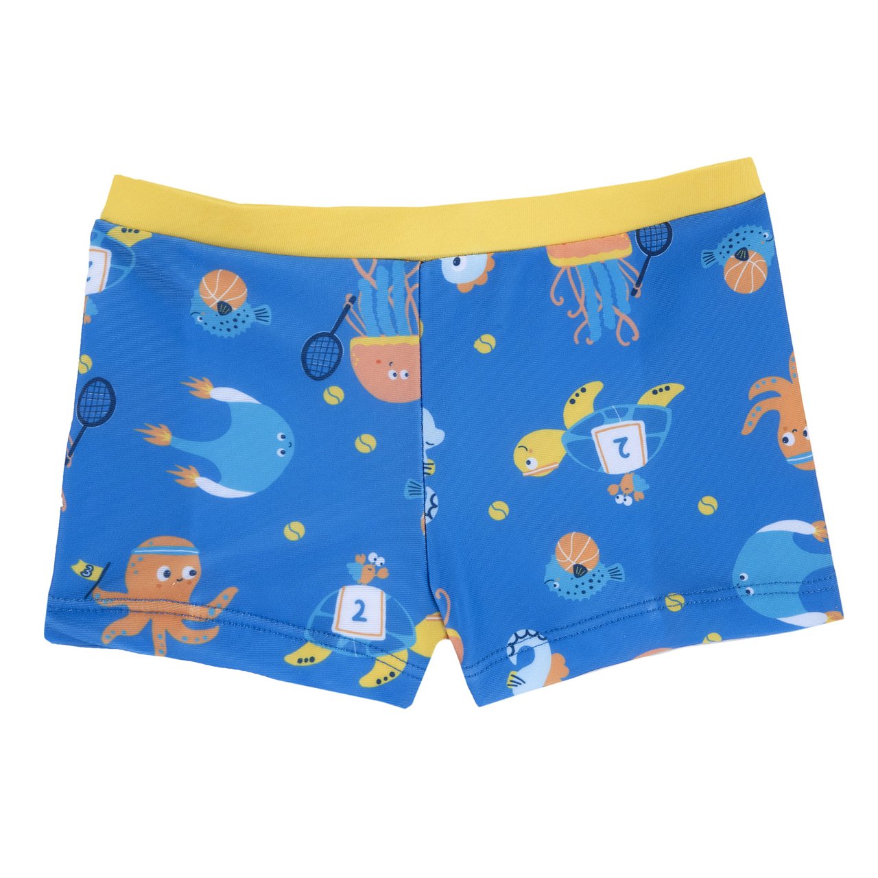 Boxer-Badeanzug mit Meeresmotiven