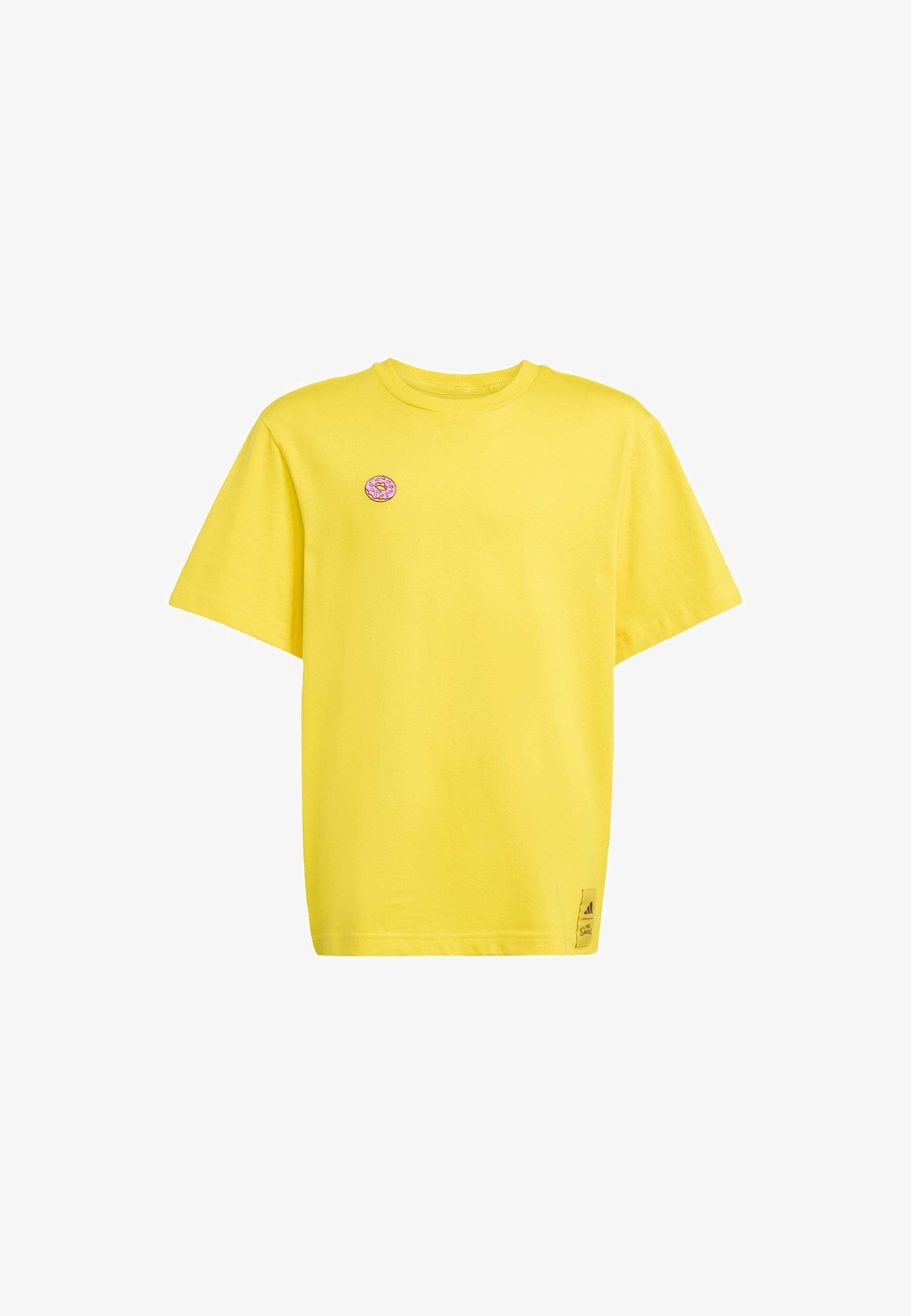 adidas Performance THE SIMPSONS JUNIOR UNISEX - T-shirt met print - geel