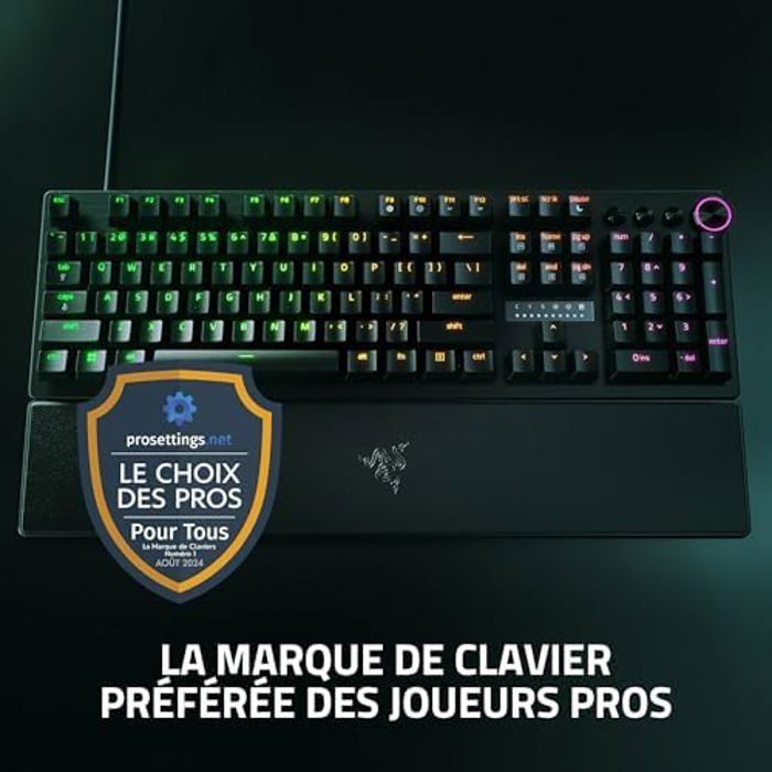 Gaming Keyboard - RAZER - Huntsman V3 Pro - Analog Switches - Backlit - Wired