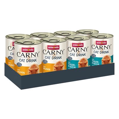 Boisson pour chat Animonda Carny Cat, 8 x 140 ml