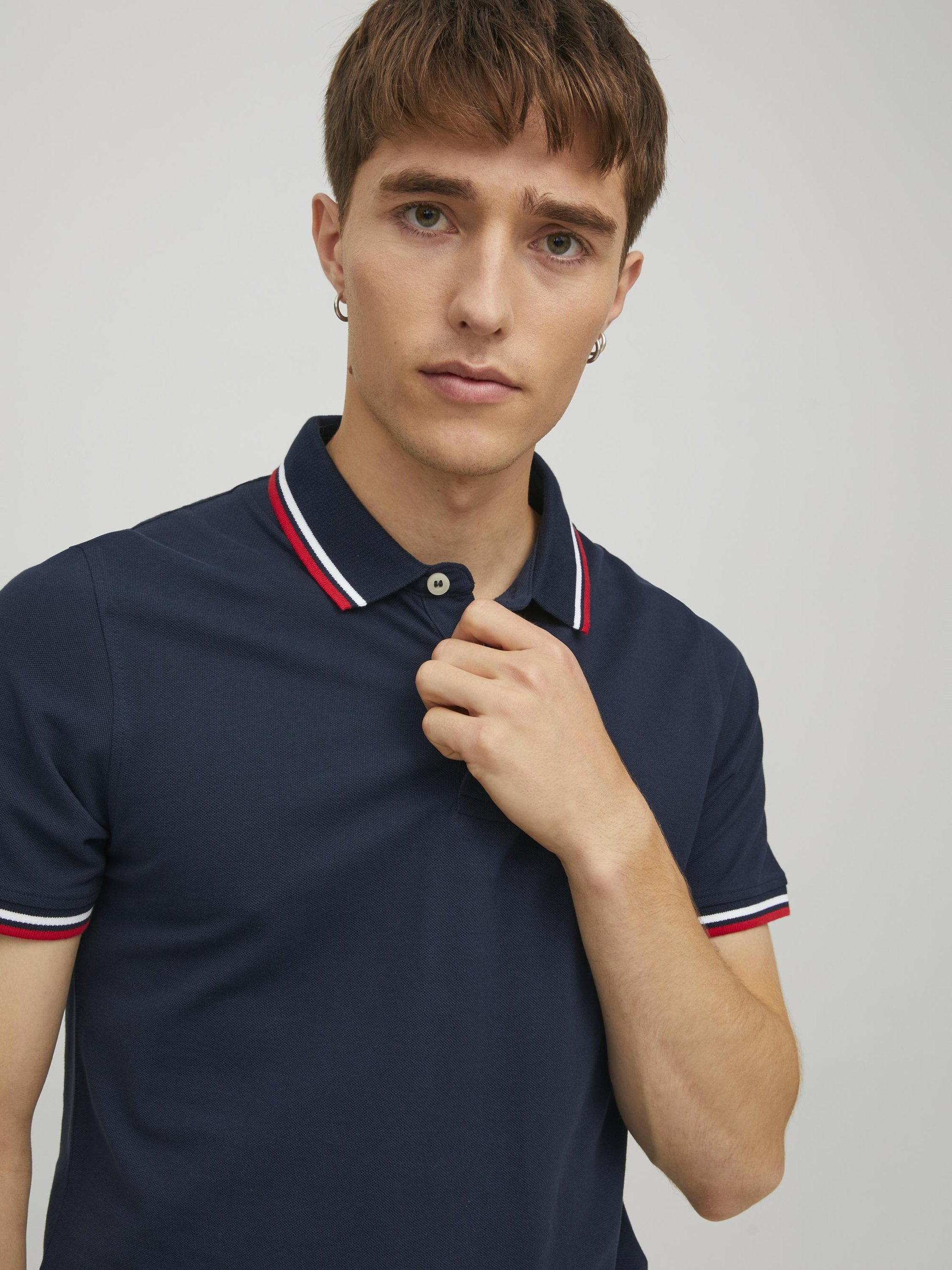 Jack & Jones JJEPAULOS SS NOOS - Polo - Blazer bleu marine