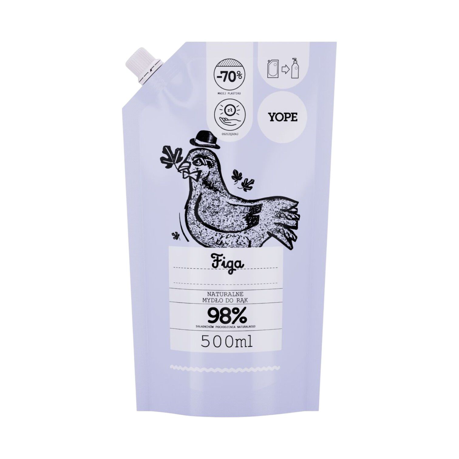 Sabonete Líquido Natural Yope 500ml Figo