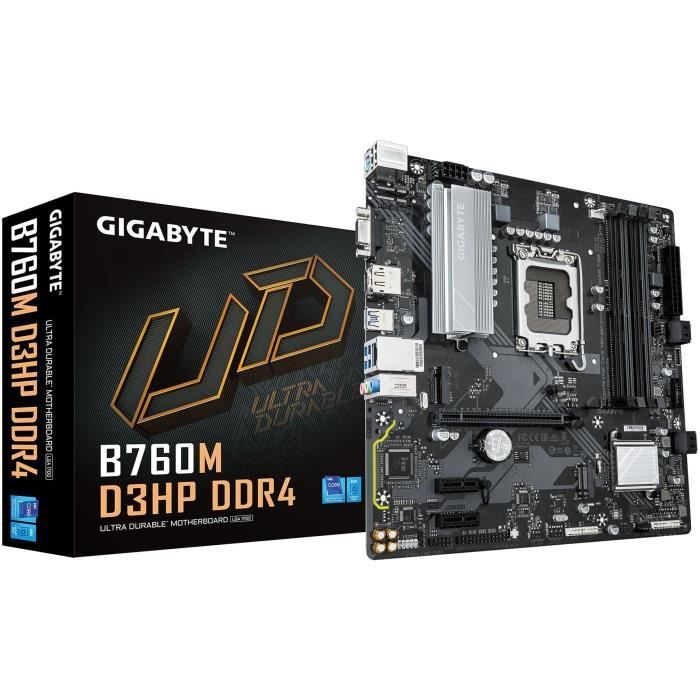 Carte mère - GIGABYTE - B760M D3HP DDR4