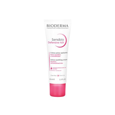 Bioderma Sensibio Defensive Rich Active Soothing Cream on täyteläinen kasvovoide rauhoittavalle, kuivalle ja herkälle iholle.