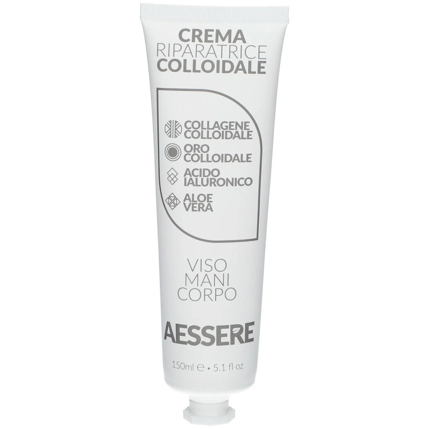 AESCULAPIUS FARMACEUTICI Creme Regenerador Coloidal Aessere 150 ml Rosto, mãos, corpo