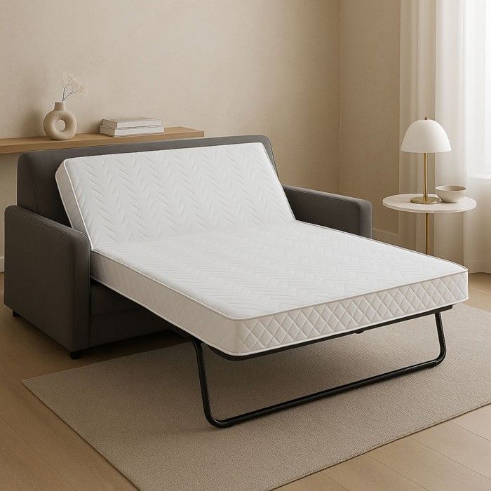 Mattress - JULIEN BEDDING - BZ 120x190 cm - Extra firm - 10 cm thick - 3 cm memory foam