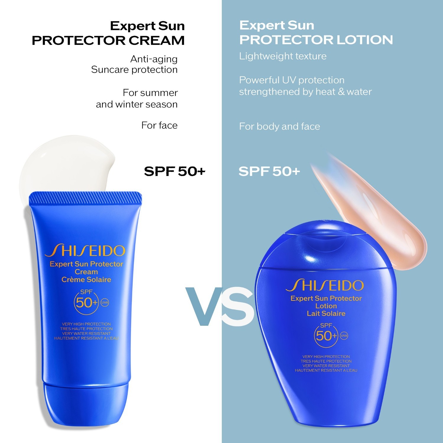 Shiseido Sun Care Expert losion za sunčanje SPF 50+ - 50 ml
