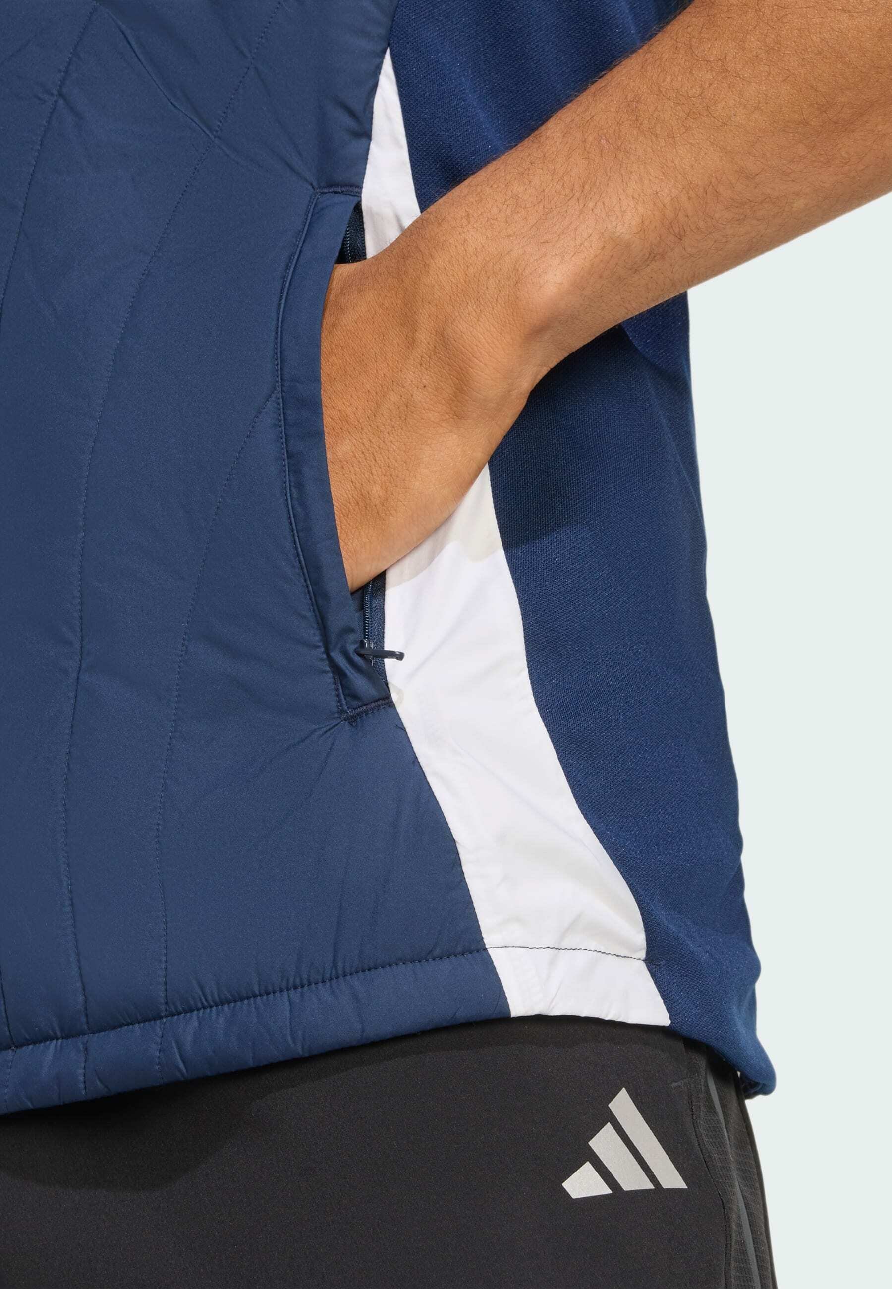 Gilet de performance adidas - bleu marine universitaire