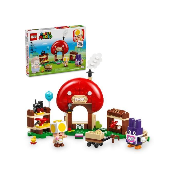 LEGO Super Mario 71429 Nabbit en Toad's Winkel Uitbreidingsset Cadeaus Speelgoed Verzamelobjecten 7+