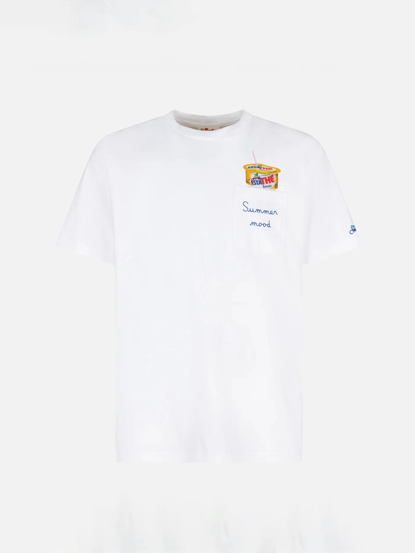 Heren katoenen T-shirt met Estathé-print | ESTATHE® SPEC EDITION