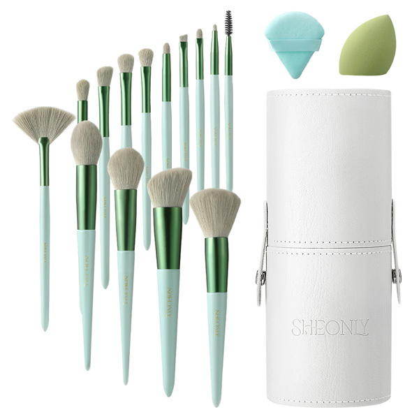 Conjunto de 14 pincéis de maquiagem profissionais Livingandhome