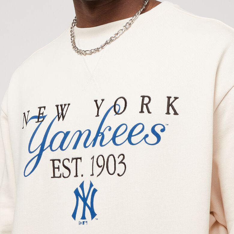Sudadera de cuello redondo estilo MLB de los Yankees de Nueva York