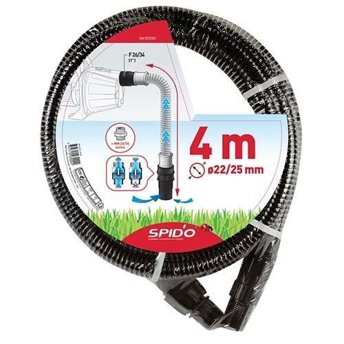 Kit di ventose in plastica - SPIDO - 4 metri - Ø 22 mm