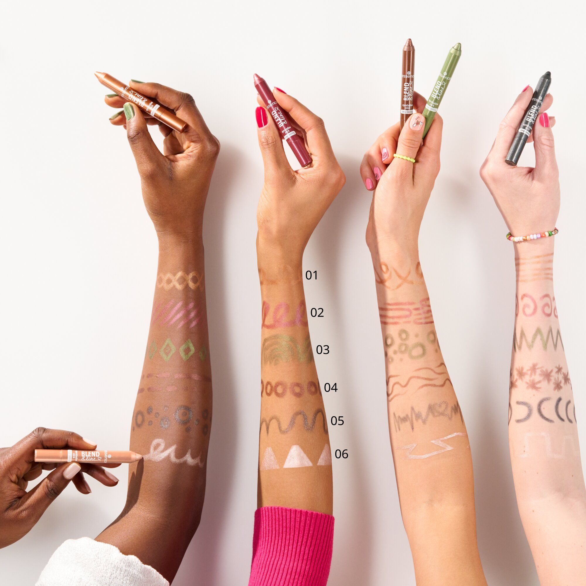 „Blend & Line“ akių šešėlių pieštukas Akių šešėliai