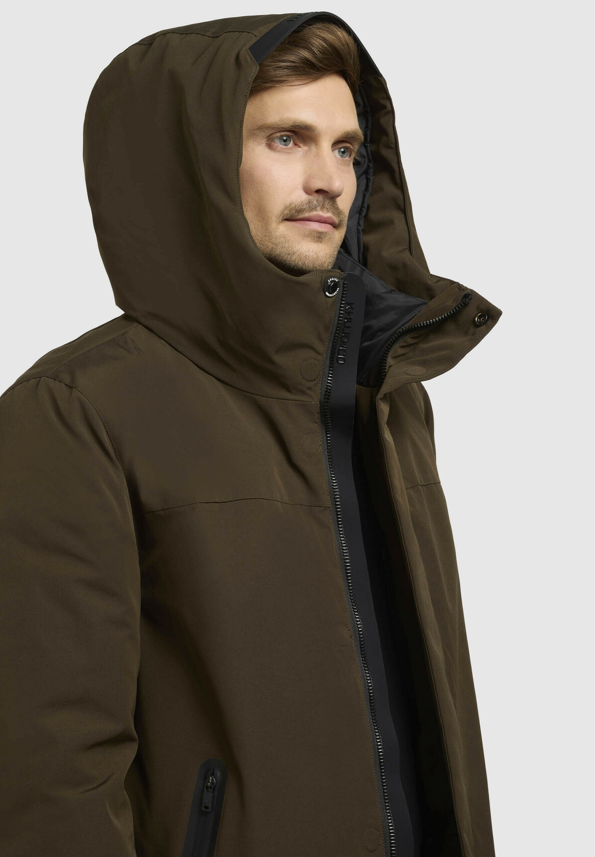 khujo KANN - Parka - dunkeloliv