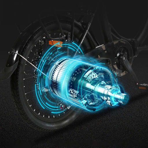 Bici Eléctrica De Plegable Samebike Jg20  Rueda 20