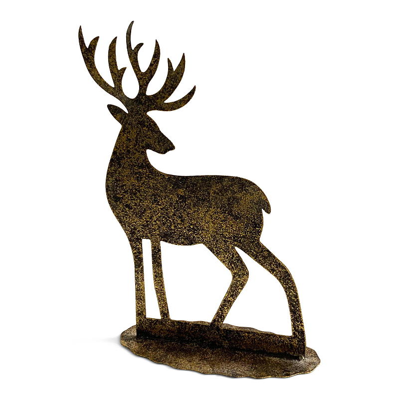 Heminredningsfigur Hjort 26,7x10,5x38 cm metall