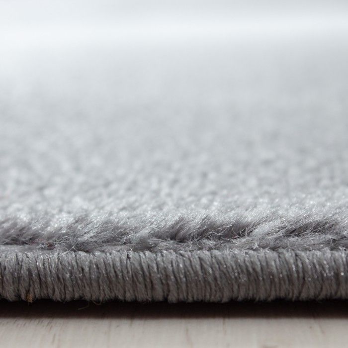 Teppich - AYYILDIZ - Modern - Grau - Organisches Wellenmuster - 280 x 370 cm