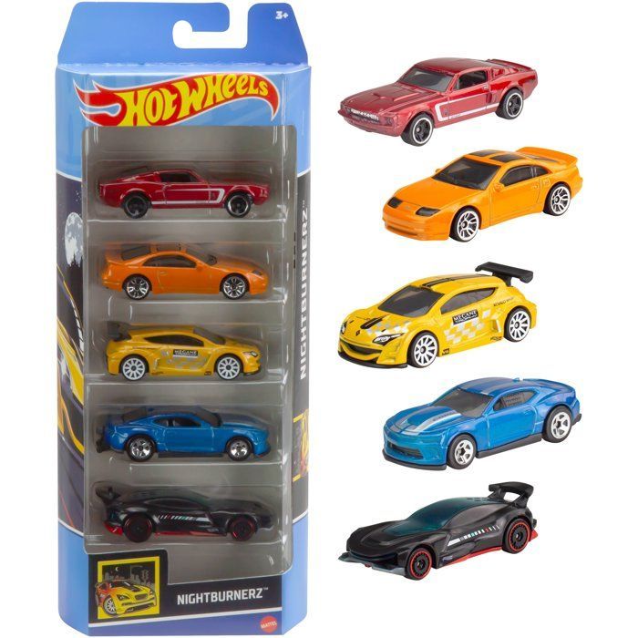 Coffret de 5 voitures Hot Wheels - Modèle aléatoire - 400+ modèles - 15 thématiques 1806