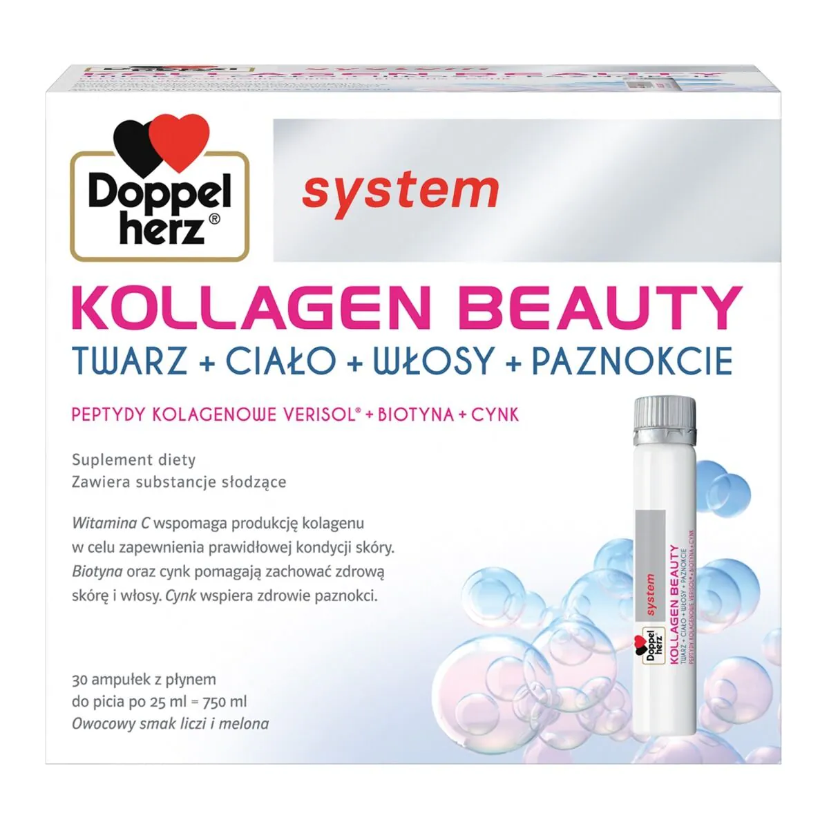 Doppelherz System Kollagen Beauty, Płyn