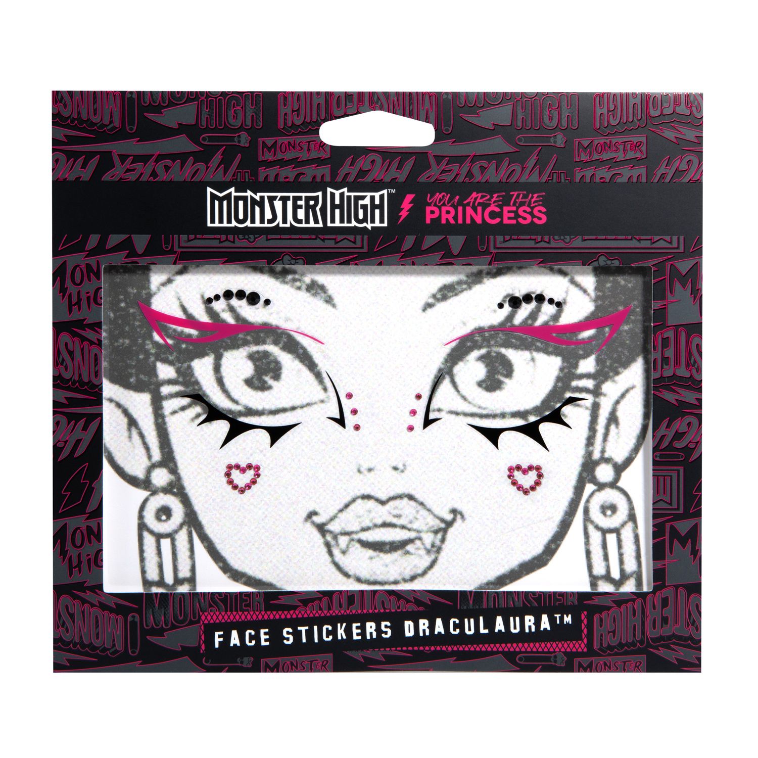 „Monster High™“ veido lipdukai „Draculaura™“ Specialieji efektai ir personažų makiažas