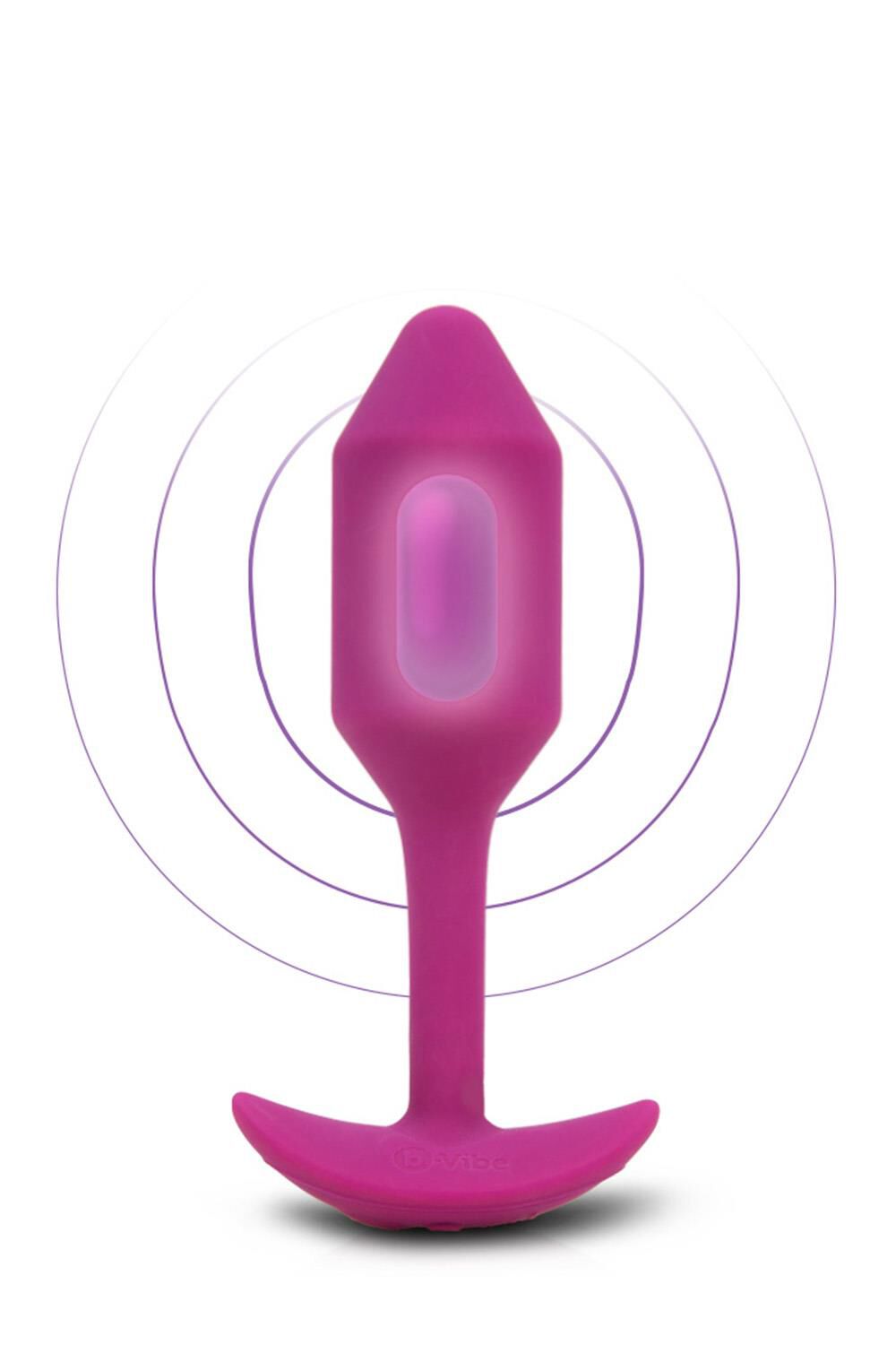 Βύσμα δόνησης B-Vibe Snug 2 ροζ
