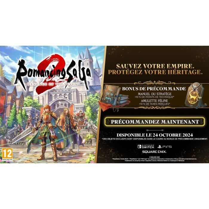 Romancing Saga 2: A Vingança dos Sete - Jogo para Nintendo Switch