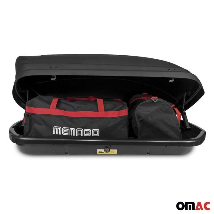Menabo Coffre de Toit Mania 320 Noir Brillant