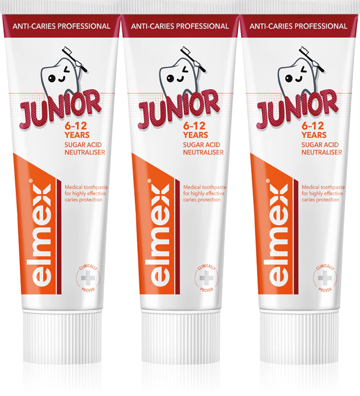 Detská zubná pasta Elmex Anti-Caries Professional Junior