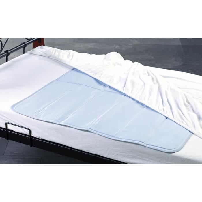 Sur-matelas rafraîchissant - NEWGEN MEDICALS - 90 x 90 cm - Bleu - Hydrogel polymère - 1 personne