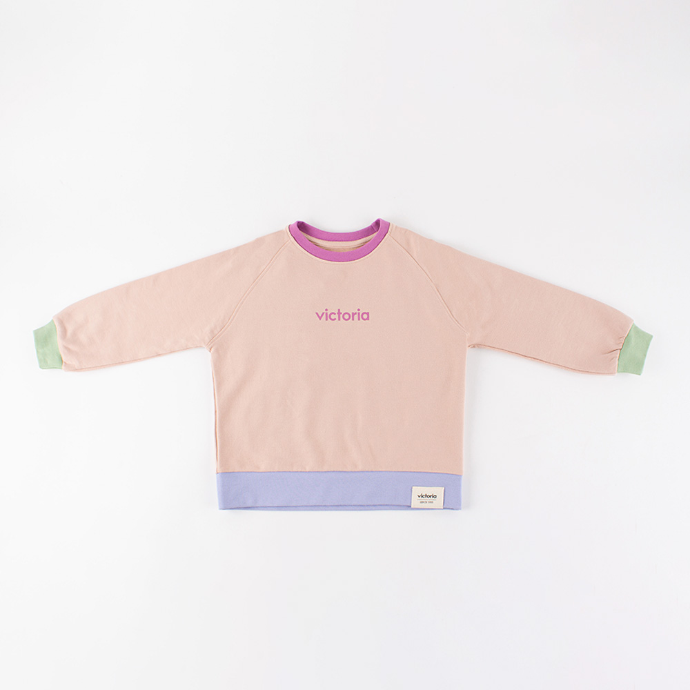  Sudadera De Felpa V. Things Con Combinación De Colores Y Perchado Interior