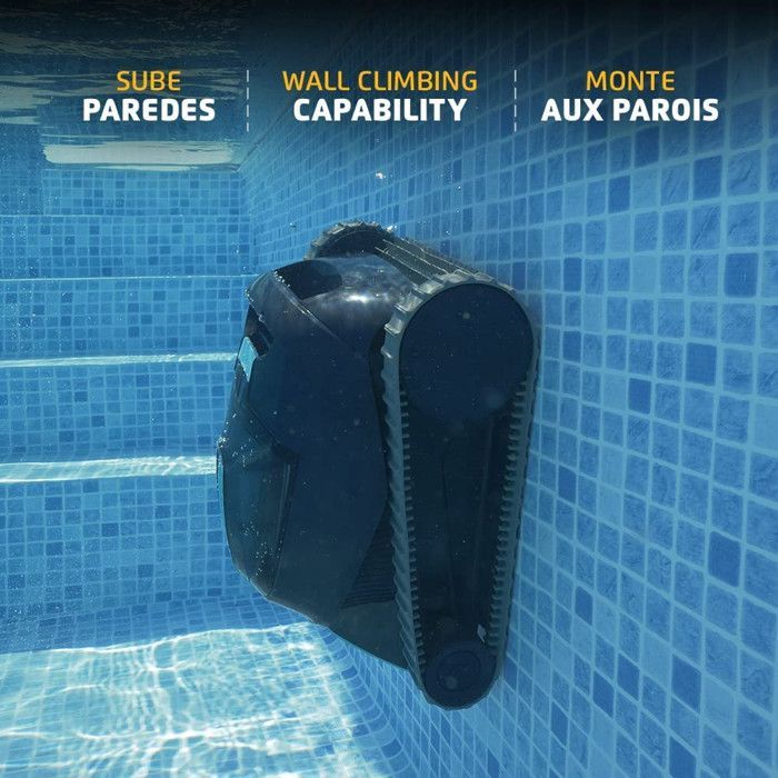 Robô elétrico sem fio Dolphin para piscinas, para limpeza de fundo, paredes e linha d'água - Liberty 300