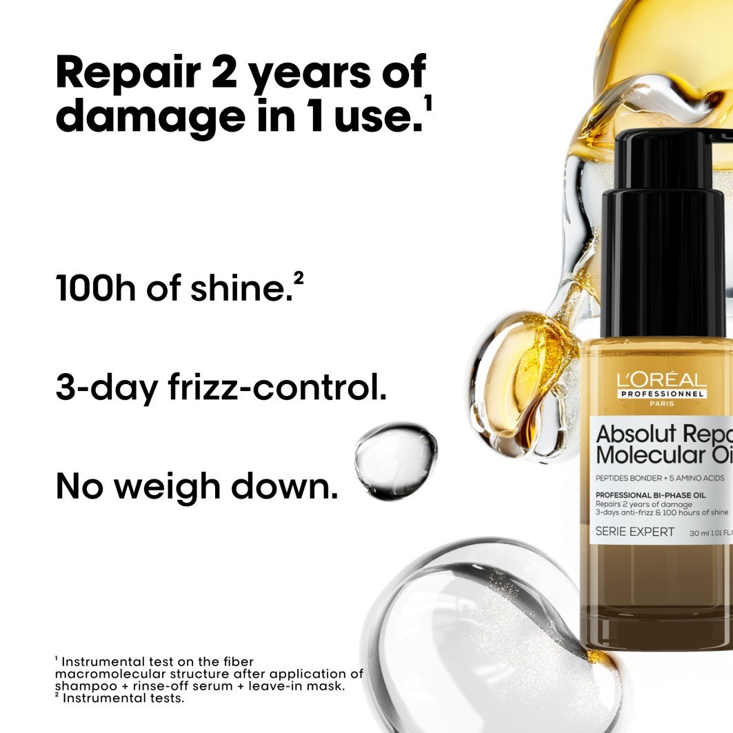 L'Oréal Professionnel ulje za kosu Absolut Repair Molecular Bi-Phase - 30 ml