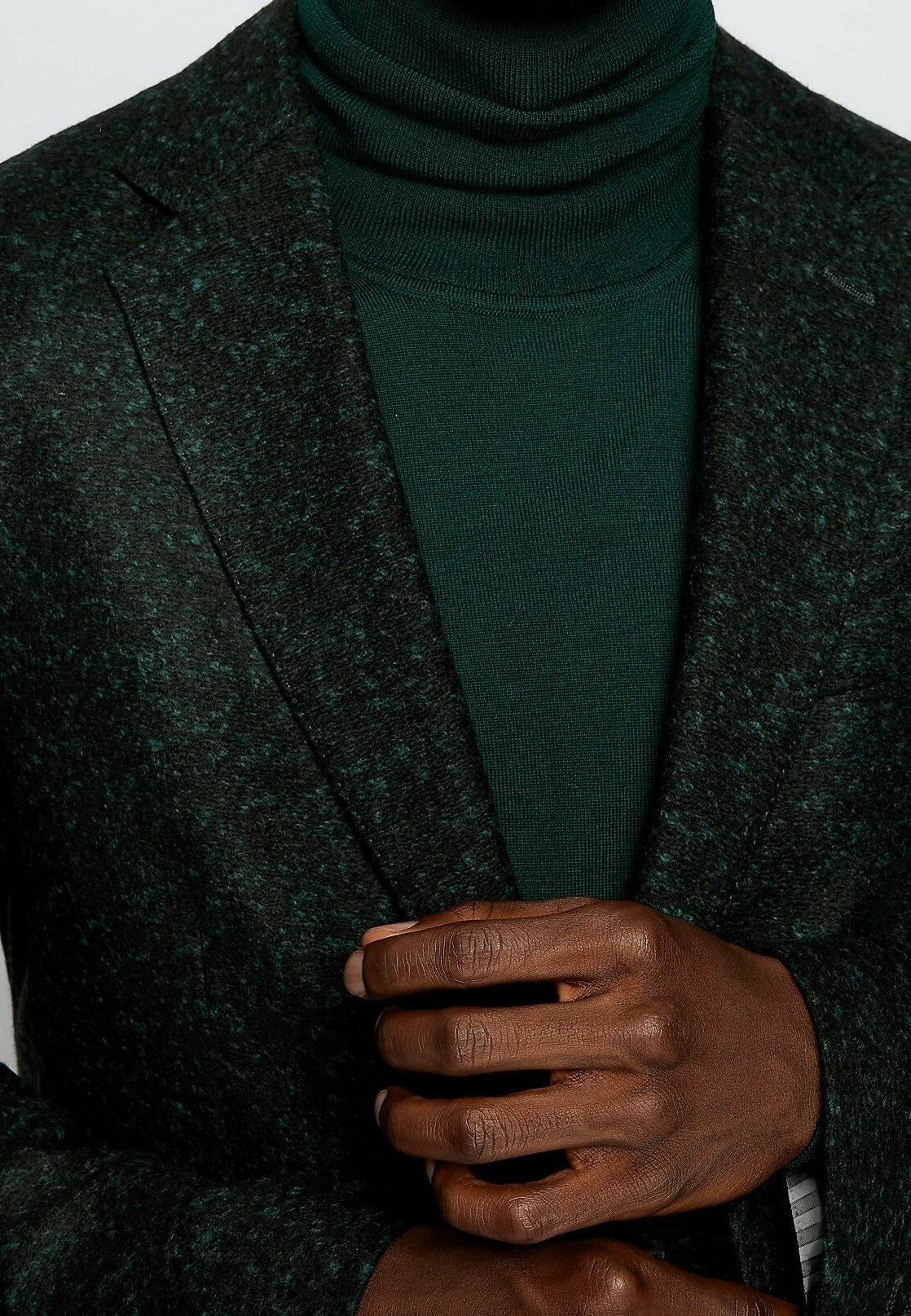 Manteau court BOSS - vert foncé