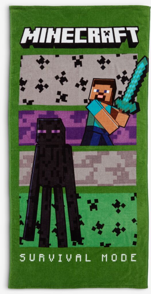 MINECRAFT zlatni ručnik za kupanje MINECRAFT 70x140cm