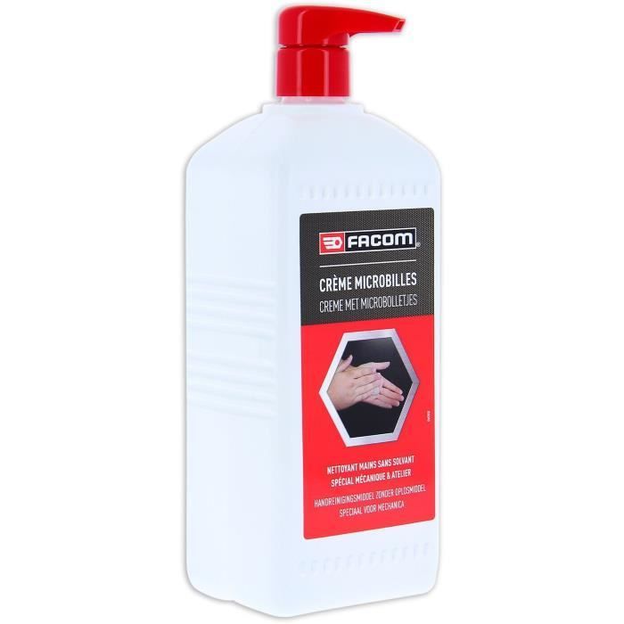 FACOM 1L Microbead Soap for Tough Dirt - Grease, Inks and Other Stubborn Dirt - Dosing Pump