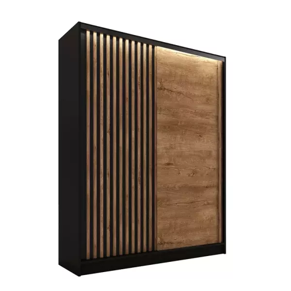 Szafa przesuwna z lamelami 150 cm LAMEL 3D Lefkas