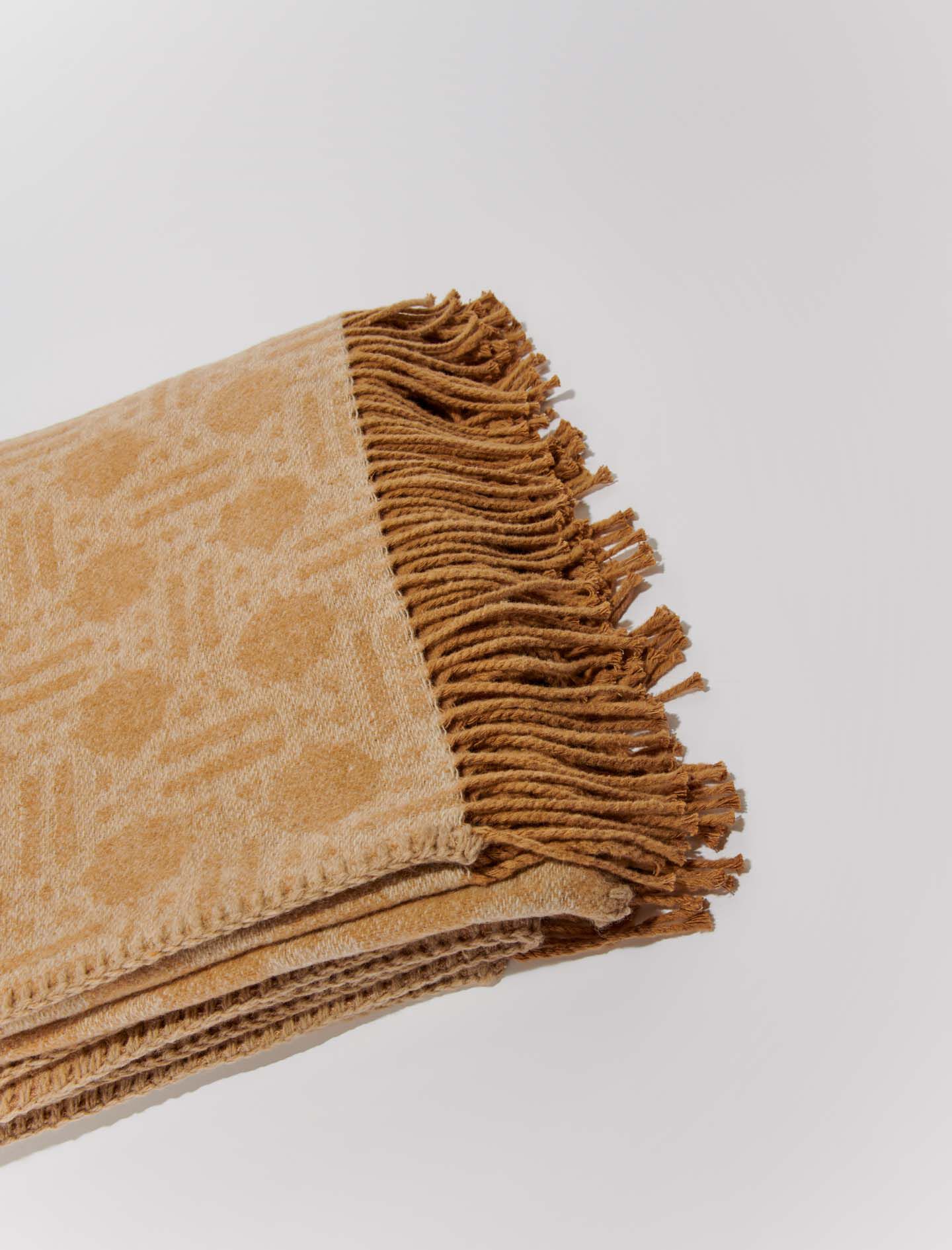 Poncho Clover de Maje-Beige