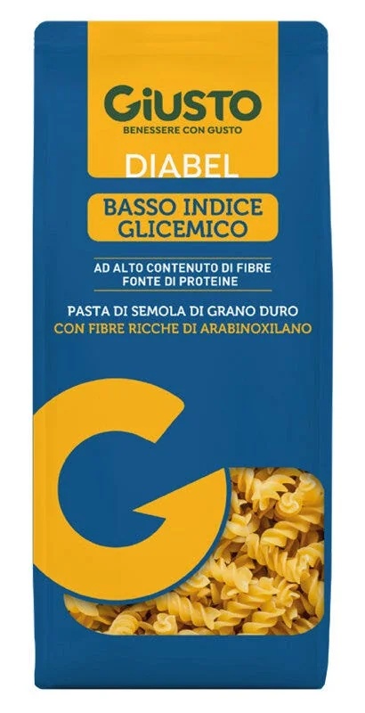 GIUSTO Giusto Diabel Massa Fusilli com Baixo Índice Glicêmico 400 g