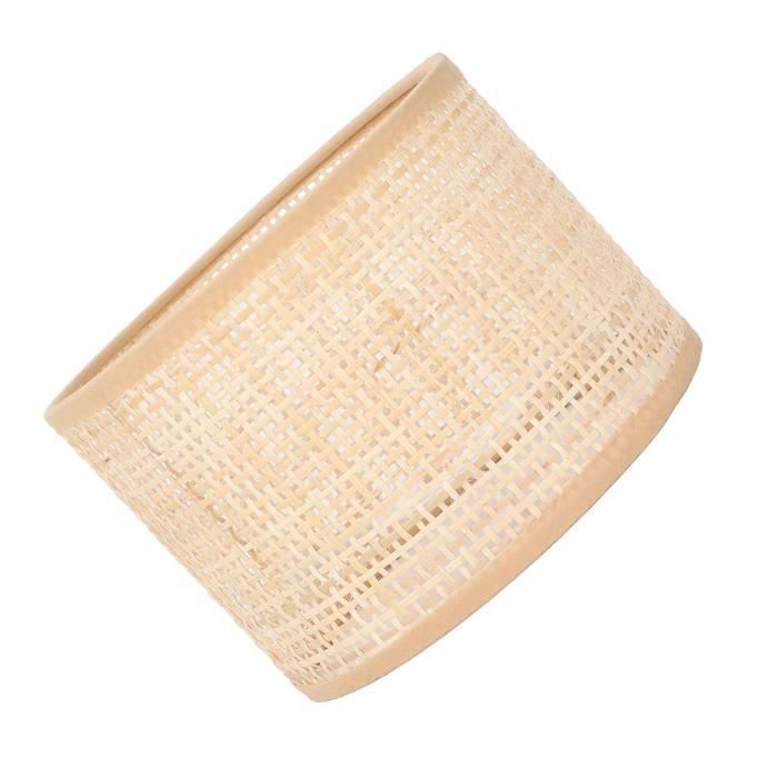 Paralume sospeso - SURENHAP - Rattan - Vintage - E14 - Diametro 12 cm
