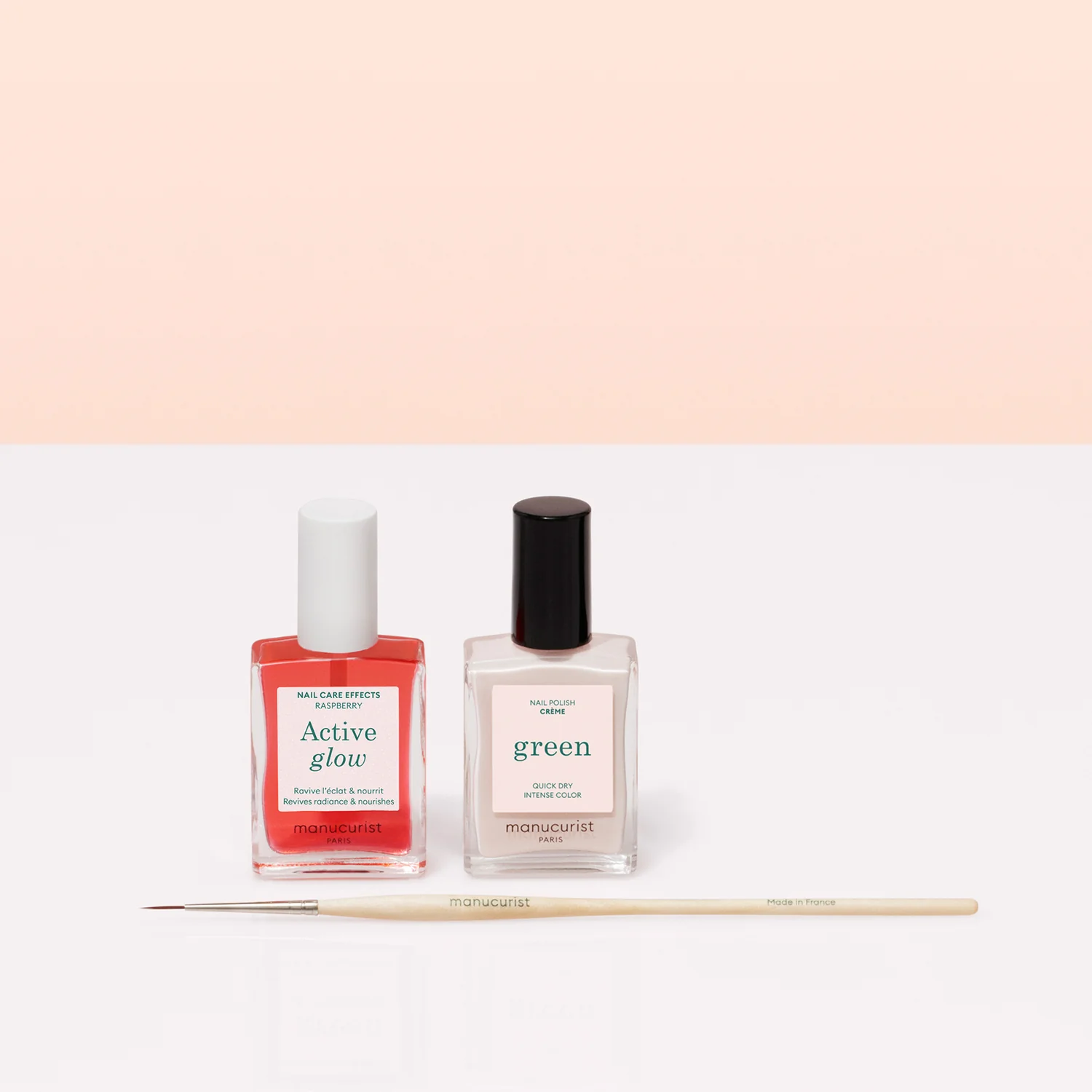 Nail art French Manucure Glow