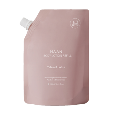Recambio de loción corporal prebiótica HAAN Tales Lotus 250 ml